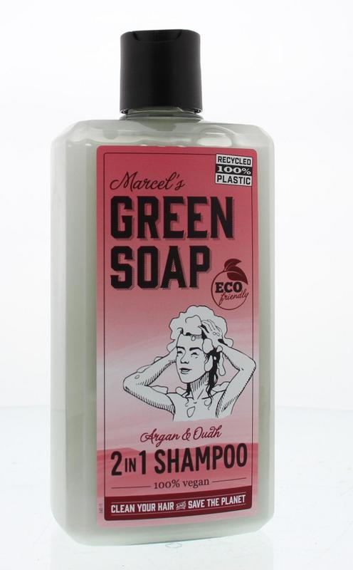 Marcel's GR Soap 2 in 1 Shampoo argan & oudh Inhoud: 500 ml