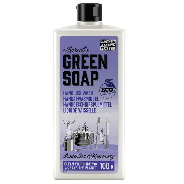 Marcel's GR Soap Afwasmiddel lavendel & rozemarijn Inhoud: 500 ml