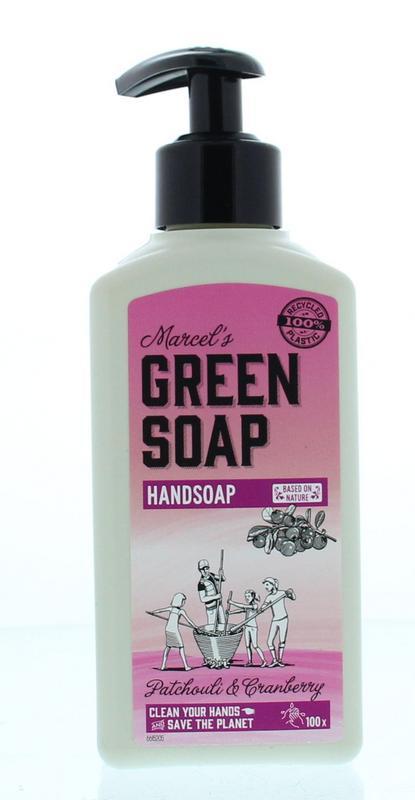 Marcel's GR Soap Handzeep patchouli & cranberry pomp Inhoud: 250 m