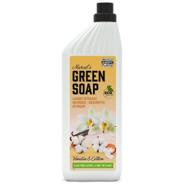Marcel's GR Soap Wasmiddel vanille & katoen Inhoud: 1 liter