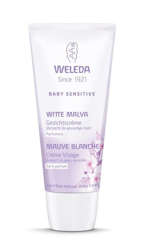 Weleda Baby witte malva sensitive gezichtscreme Inhoud:	50 ml