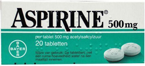 Aspirine 500mg 20 Tabletten