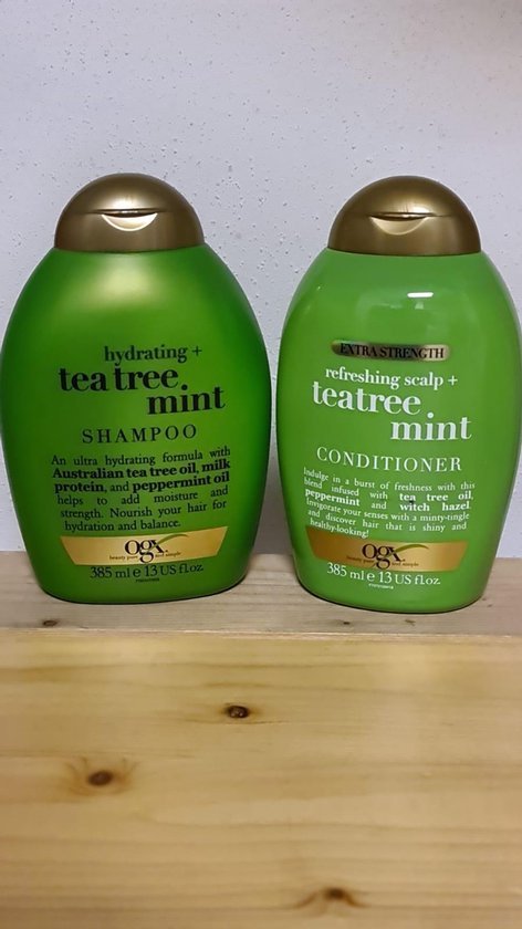 Ogx - shampoo & conditioner -tea tree.mint