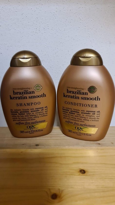 Ogx - shampoo & conditioner -brazilian keratin smooth