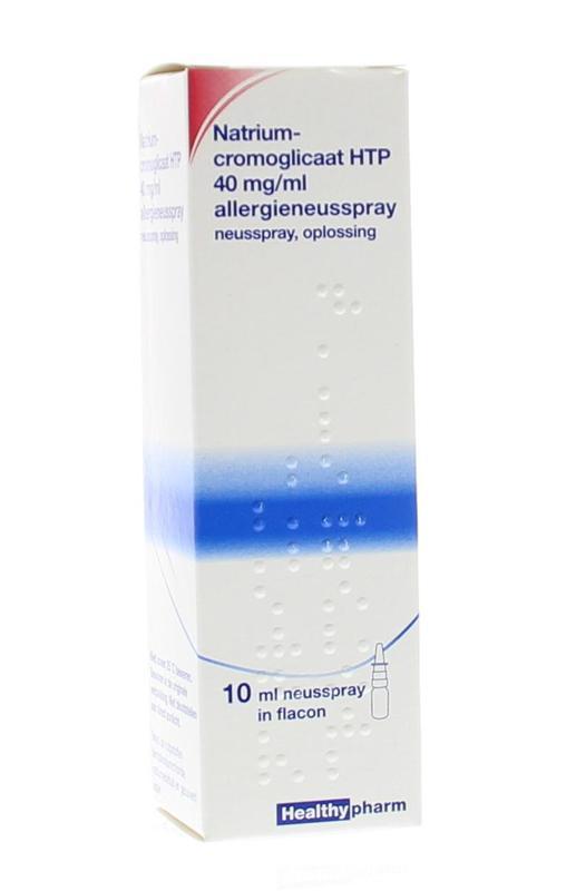 Healthypharm Neusspray natriumcromoglicaat 40mg Inhoud:	10 Milliliter