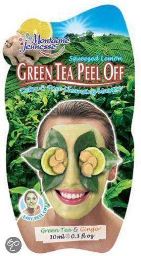 Montagne gezichtsmasker Peel Off green.tea 10 ml