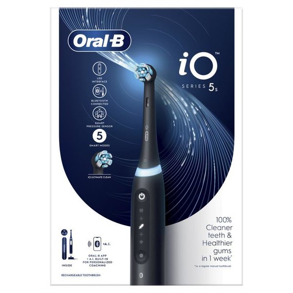 Oral-B 	Elektrische tandenborstel IO5S matt black Inhoud:	1 Stuks